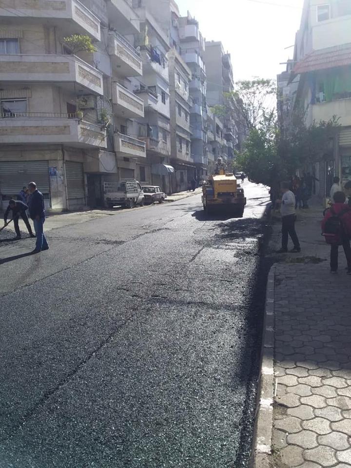 أعمال صيانة و تزفيت في حي السجن